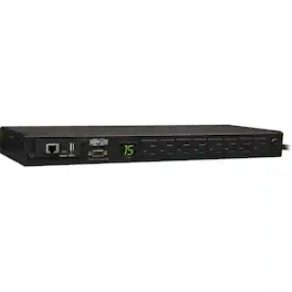 Tripp Lite - by Eaton PDU 1.4kW Single-Phase Monitored PDU with LX Platform Interface 120V Outlets (8 5-15R) 5-15P 12 ft - Unknown
