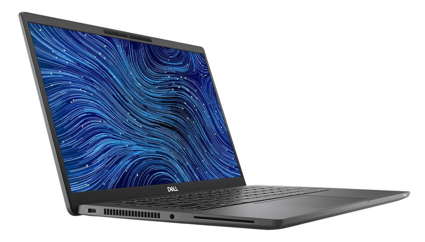 Angle. Dell - Latitude 7420 Business Laptop PC | Intel Core i7-11th Gen | 32GB RAM | 512GB NVMe | 14" FHD Touch | Webcam | Win 11 Pro. - Black.