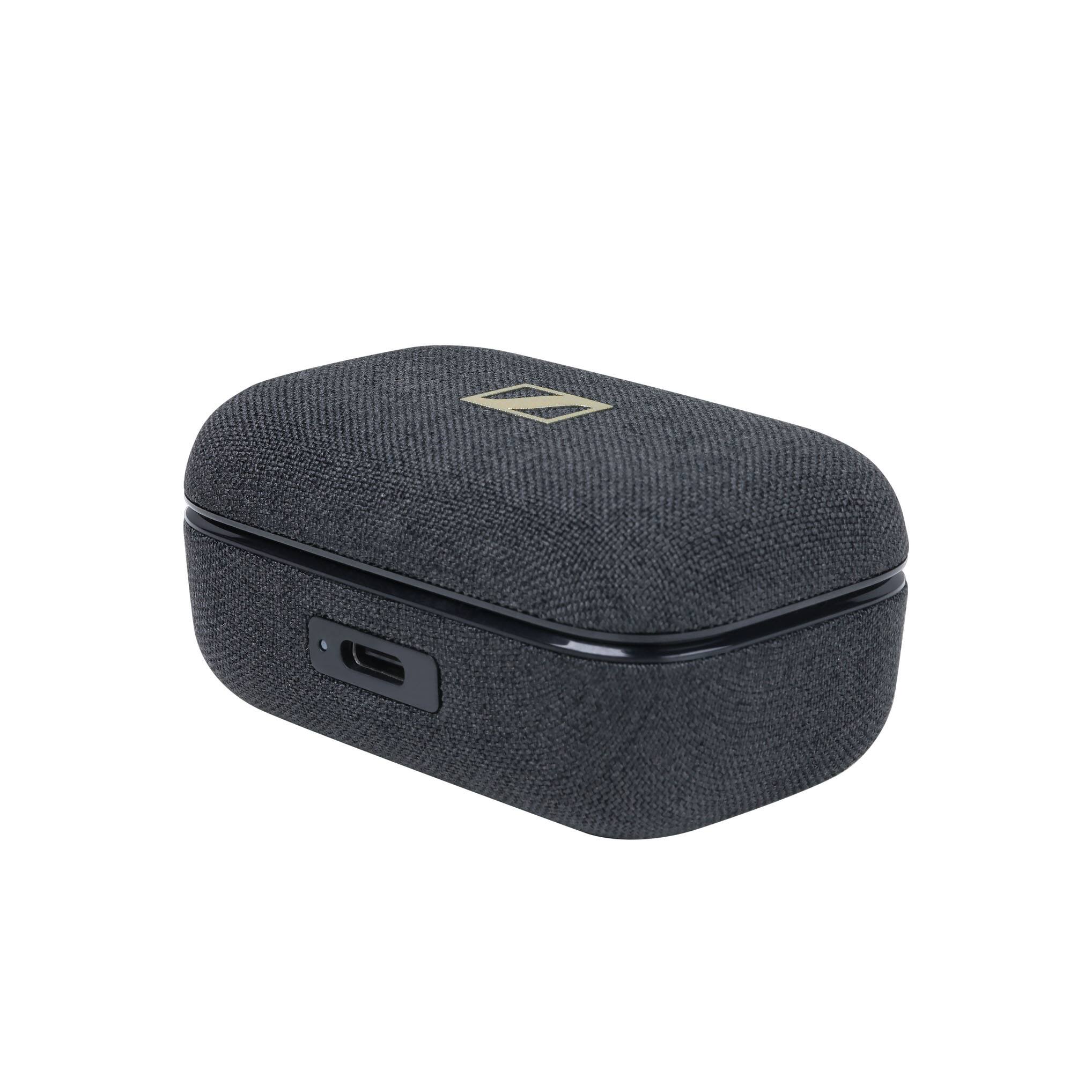 Alt View 7. Sennheiser - Sennheiser MOMENTUM True Wireless 4 Smart Earbuds - Gold - Gold.