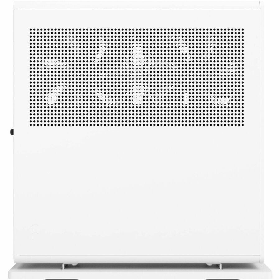 Back. Fractal Design - Fractal Design Ridge White Mini-ITX Slim Small Form Factor Console PC Case with PCIe 4.0 Riser - White.