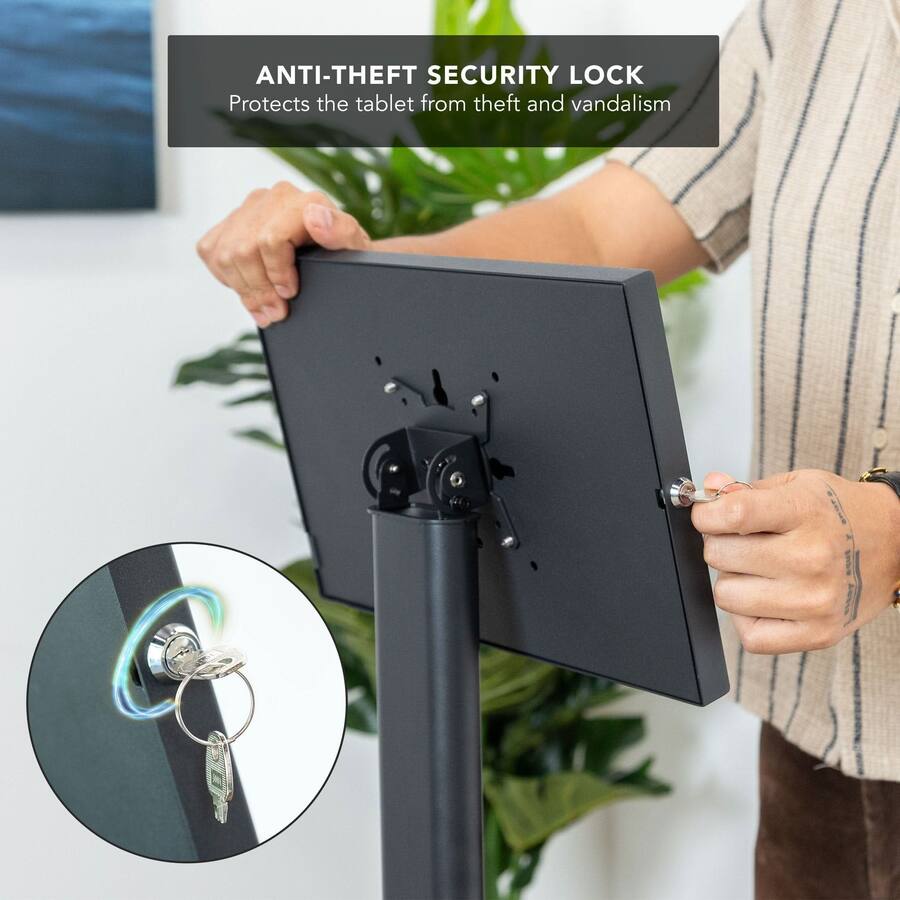 Anti Rotation Lock Tab Mount It! Anti‑Theft Tablet Floor Stand for Samsung Galaxy Tabs with ...