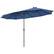 Front. Costway - 15FT Patio Double-Sided Umbrella Crank Outdoor Garden Market Sun Shade - Navy.