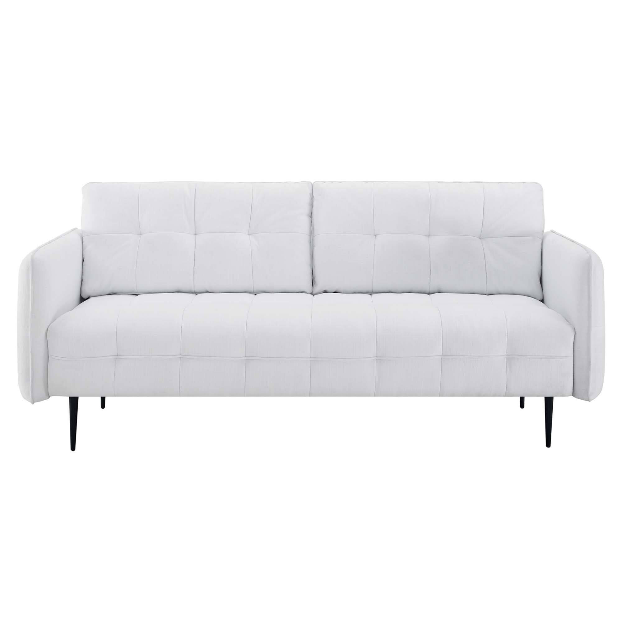 Alt View 4. Modway - Cameron Tufted Fabric Sofa by Modway - White.