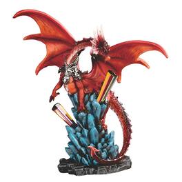 FC Design - 9"H Dragon on Icicle Figurine Statue Office/Computer Desk Tabletop Medieval Gaming Home Decor Gift - Multi-Color