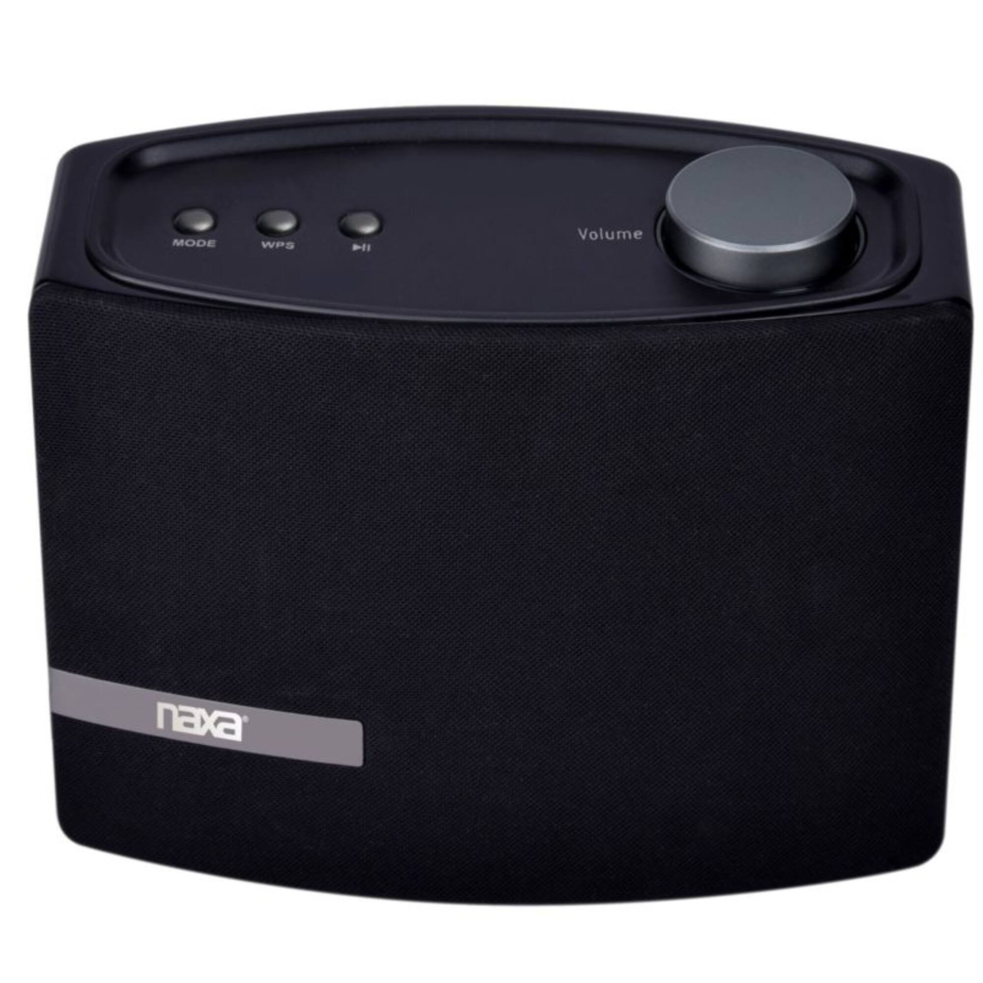 Naxa - Wi-Fi & Bluetooth Multi-Room Speaker with Amazon Alexa Voice Control - Black