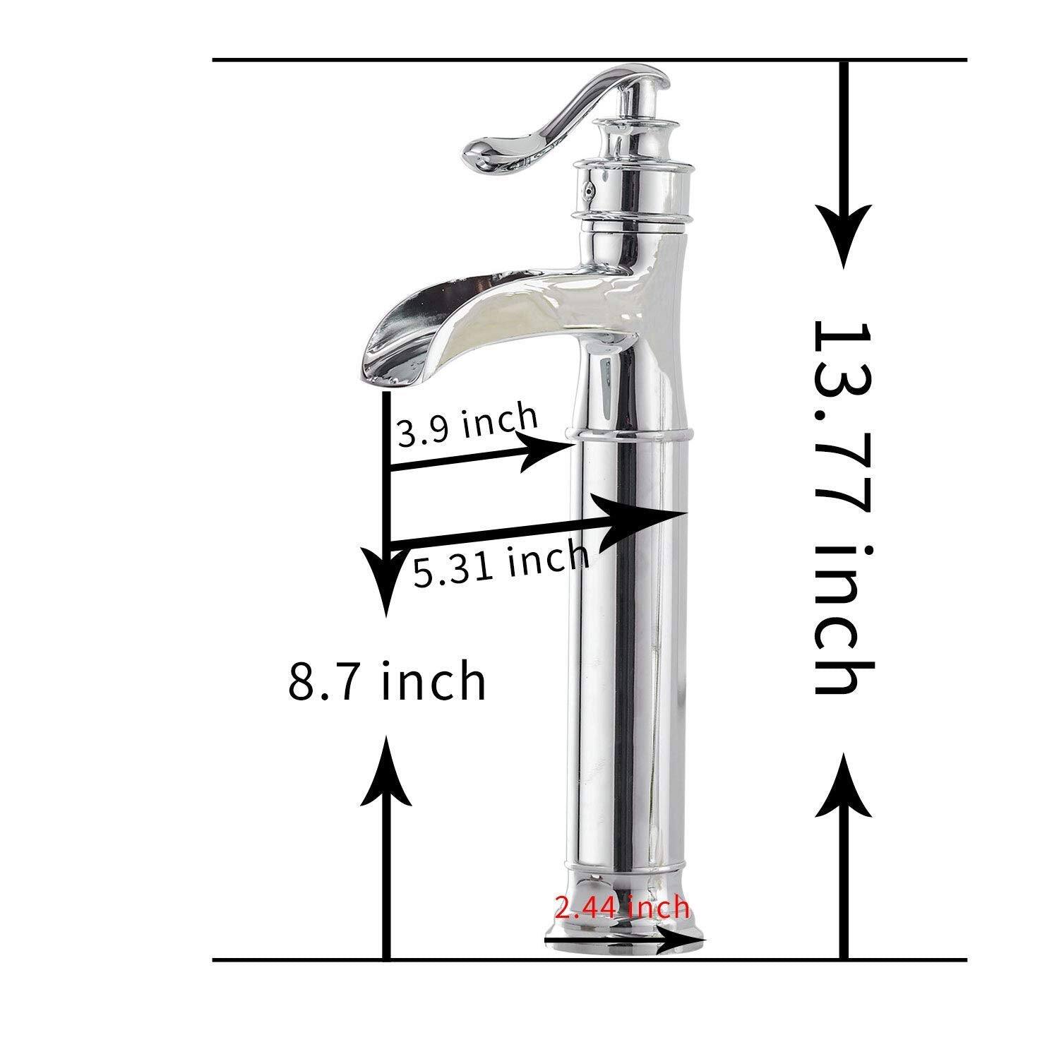 3.9 inch  
5.31 inch  
8.7 inch  
13.77 inch  
2.44 inch