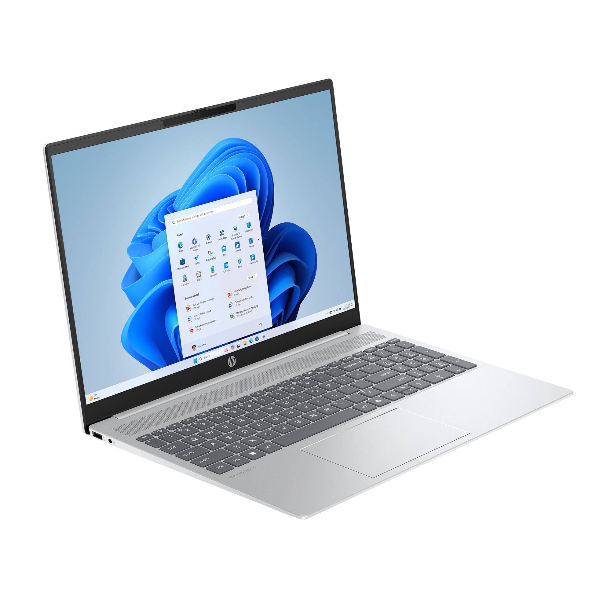 Back. HP - HP OmniBook 5 16-bc1052wm 16" WUXGA Laptop AMD 5 8540U 8GB 512GB Win11H - Silver.