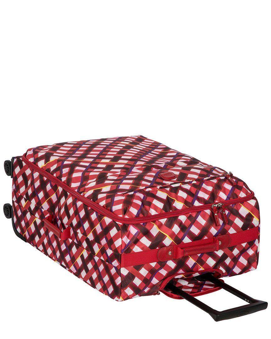 Angle. Bric's - Bric's X-Travel 30" 4-Wheel Large Luggage Pastello Red - Pastello Red.