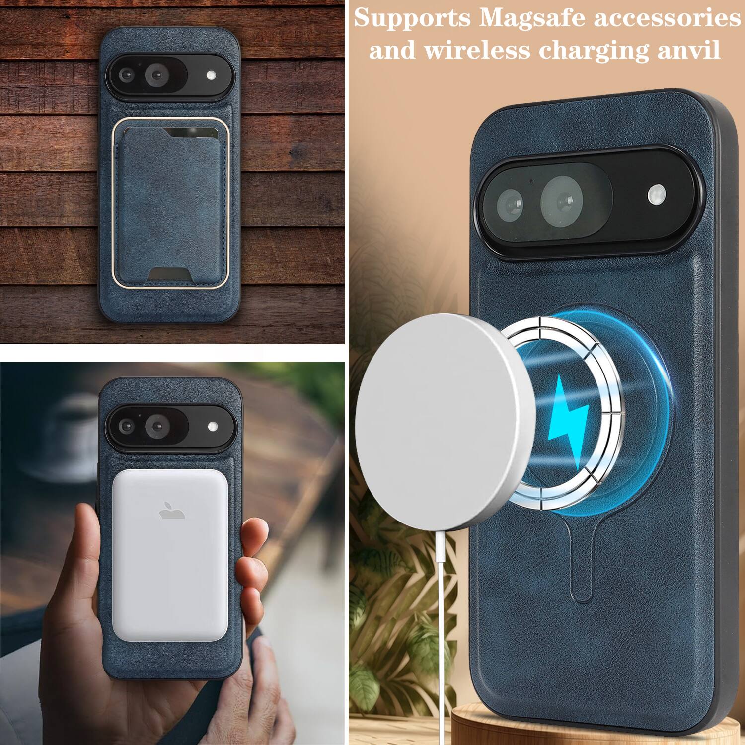 Supports MagSafe accessories and wireless charging anvil