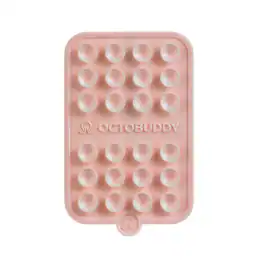 Octobuddy - Silicone Suction Cup Universal Phone Case Mount Double-Sided - Chalk Pink