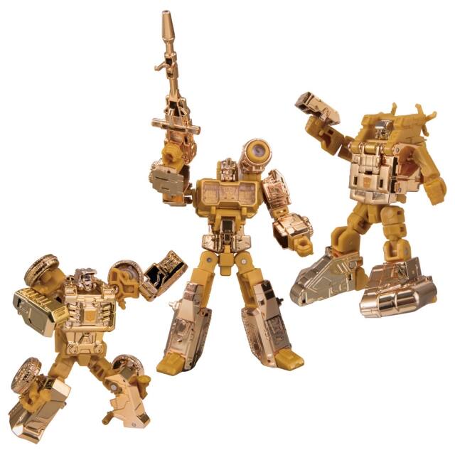 Front. Transformers - Golden Lagoon Beachcomber Perceptor and Seaspray Set of 3 Wonderfest Exclusive | Transformers Wonderfest Exclusive.
