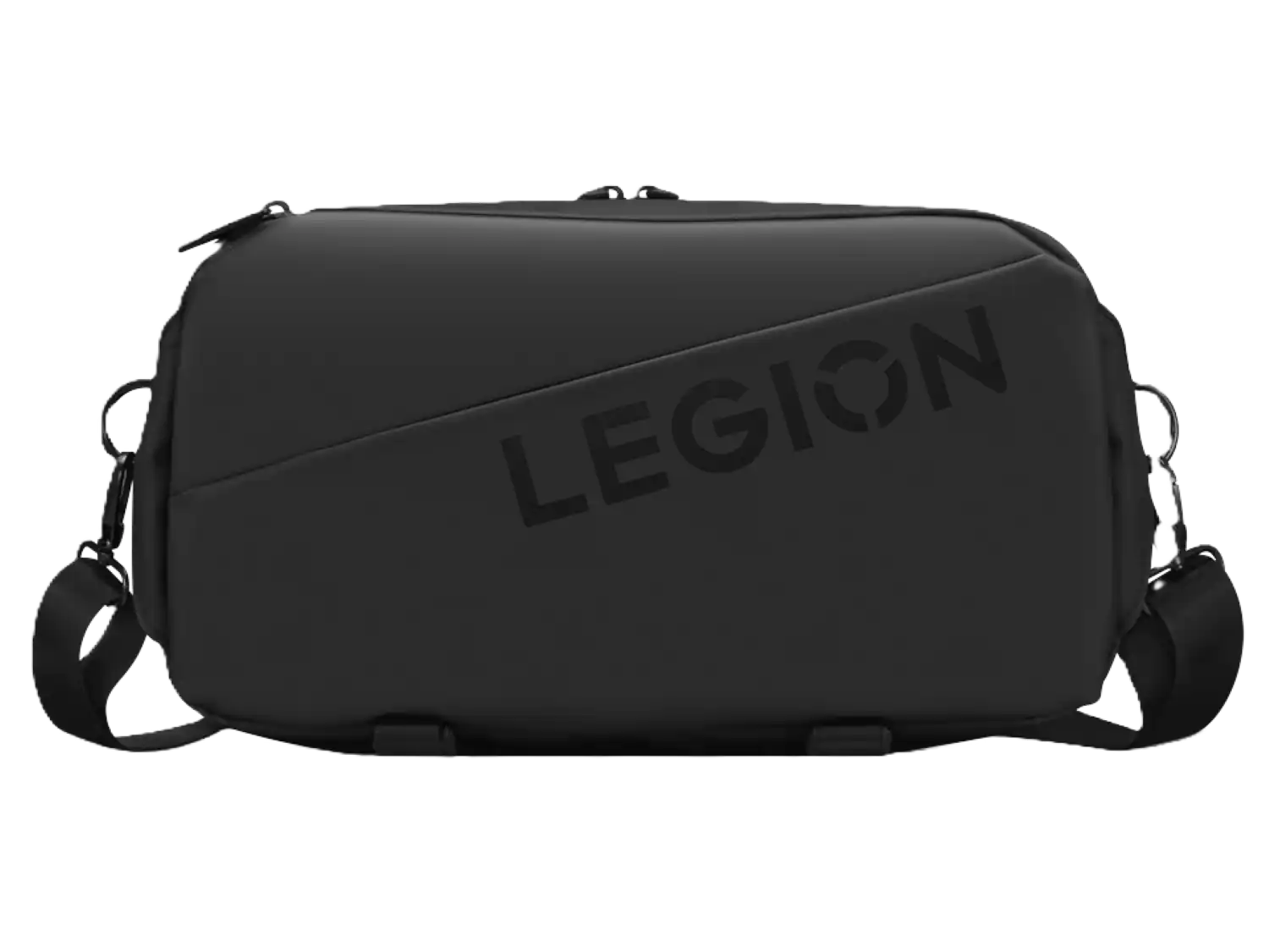 Front. Lenovo - Legion Go Sling Bag - Black.