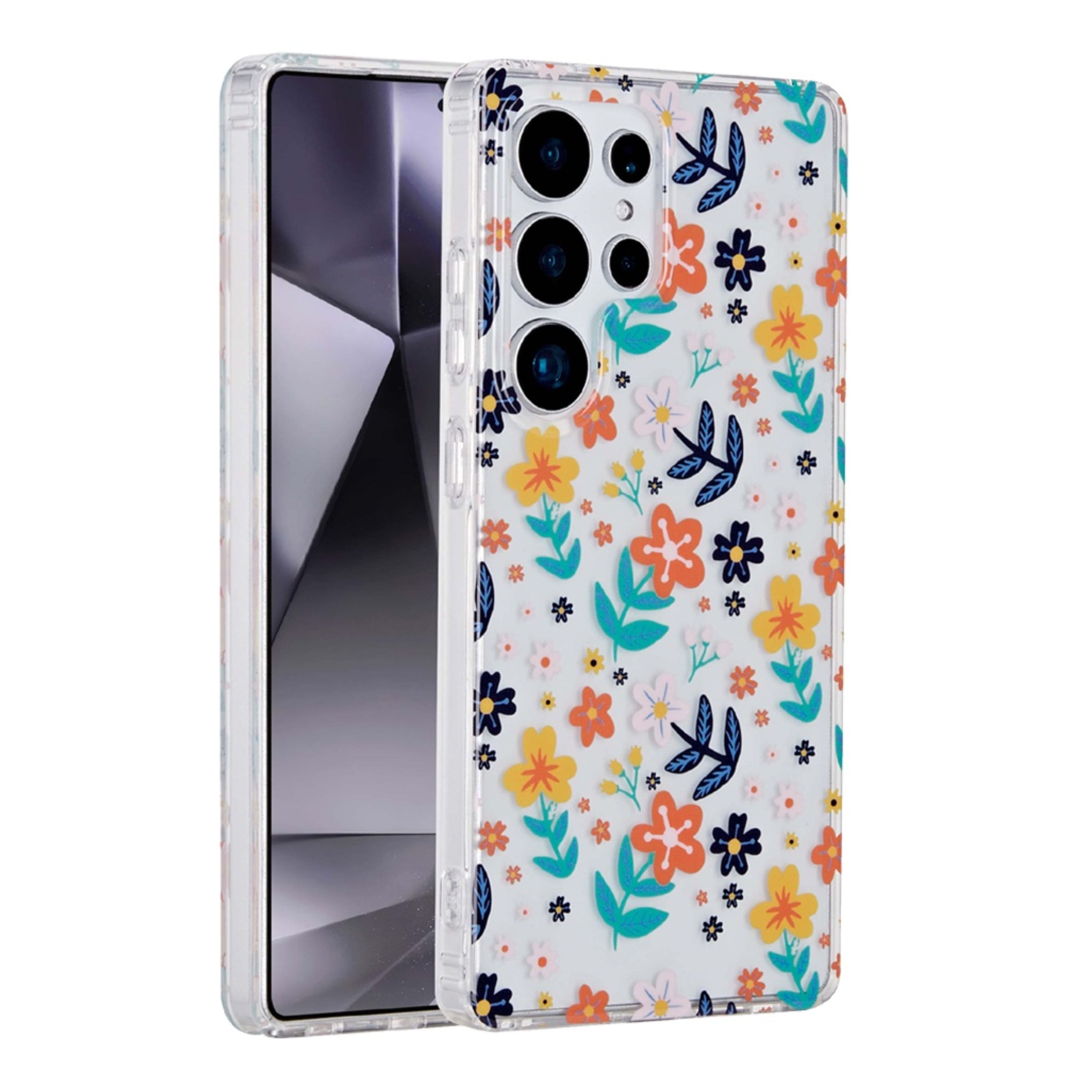 Kitcheniva - Dual Layer In Mold No Fade Design TPU Phone Case For Samsung Galaxy S24 Ultra - Colorful Floral price history on PriceWatchPro