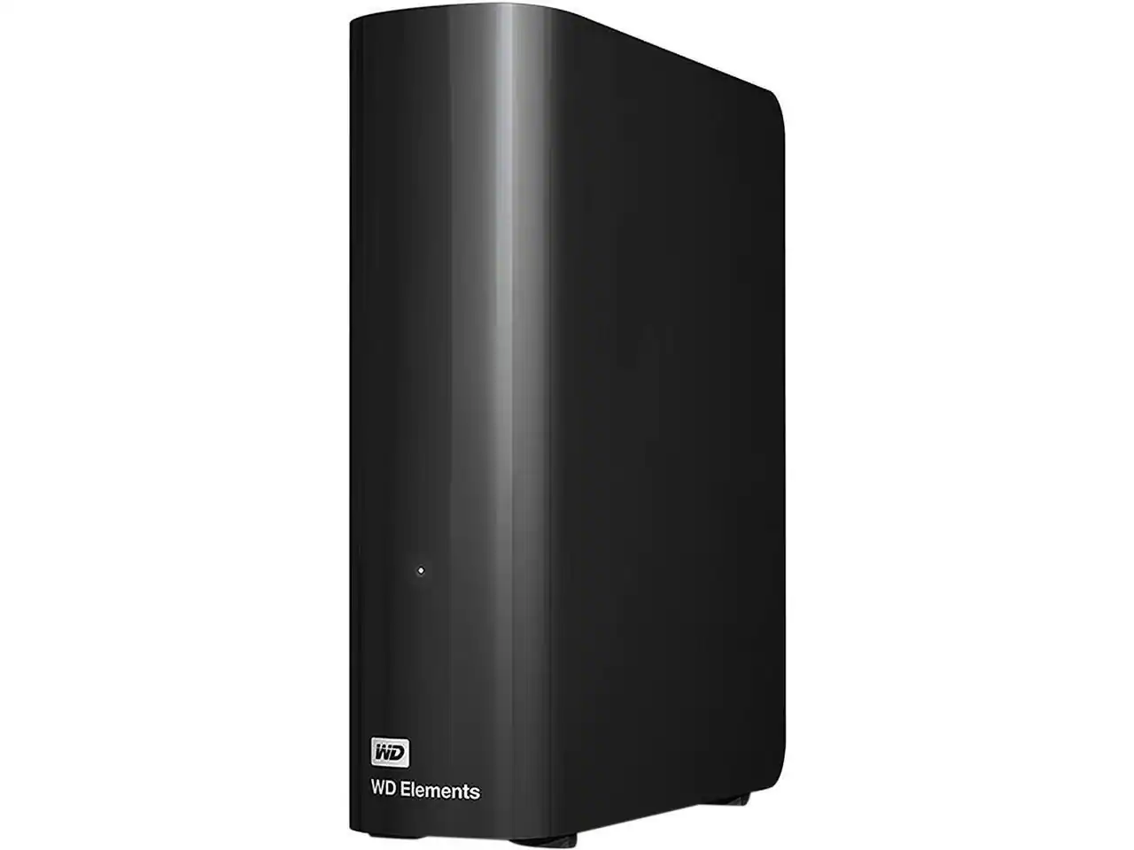Angle. WD - WD Elements 24TB USB 3.2 Gen 1 External Desktop Hard Drive - Black.