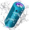 Front. Ortizan - Ortizan Portable Bluetooth Speaker, IPX7 Waterproof, TWS, 30H Playtime, Deep Bass, Black - Blue.
