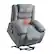 Angle. Bestier - Living Room Bedroom Power Lift Recliner Chair with Massage Modern Reclining Chair - Gray.