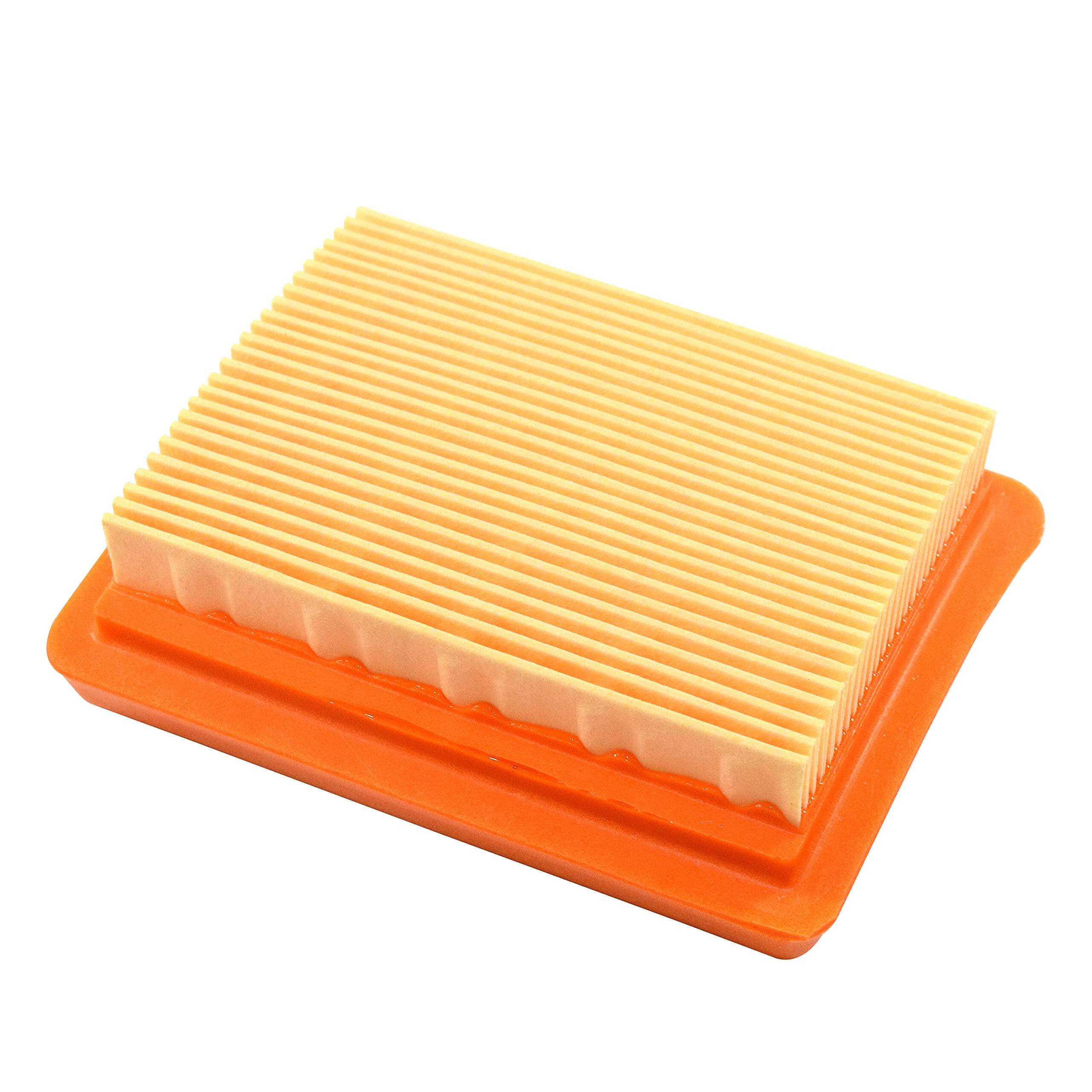Angle. HQRP - 4-Pack Air Filter Replacement Replaces 4134 141 0300 - Compatible with Stihl FS120 FS200 FS250.