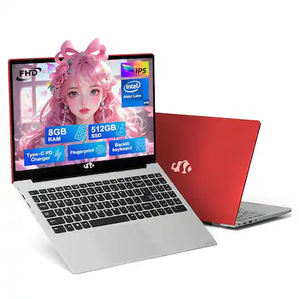 FHD IPS SPEP cLeM intel Alder Lake W100 8GB 512GB SSD RAM Backlit Fingerprint keyboard Type-C PD Charger