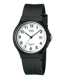 Casio - Men’s Watch with White Dial - MW-59-7BVDF - Black