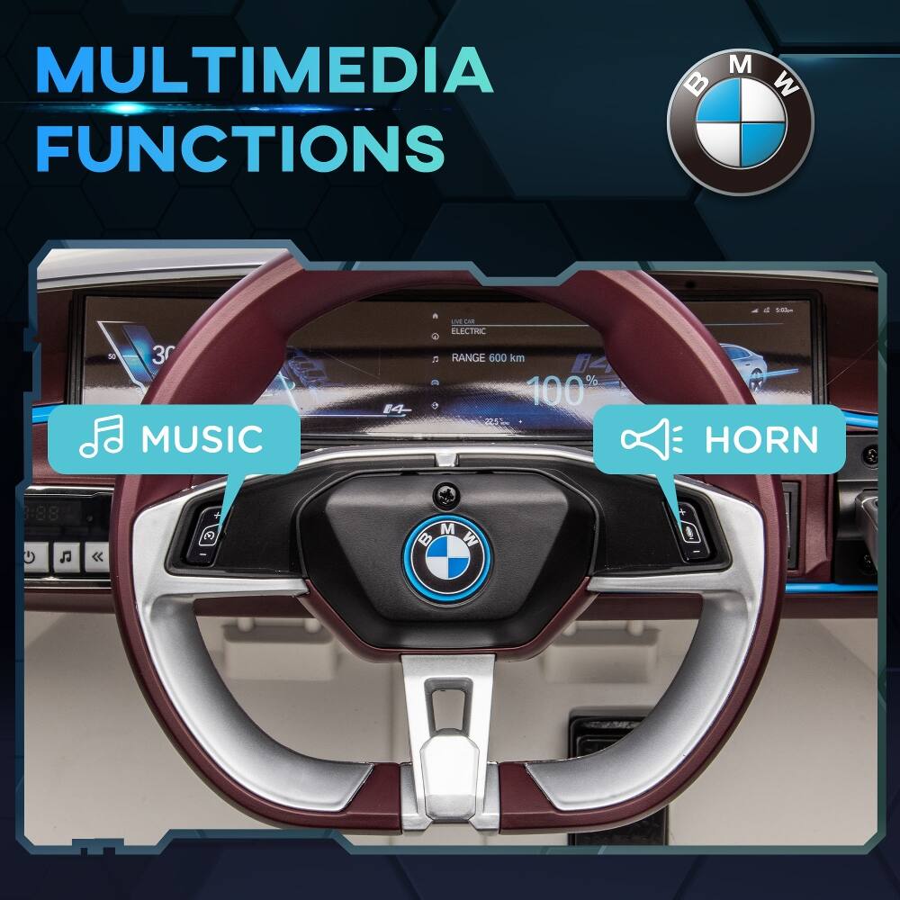 MULTIMEDIA FUNCTIONS

M B W

30 MUSIC

14

OR ELECTRIC RANGE 600 km 14 100% 22.5

50 5:00pm HORN

M
M B BMW