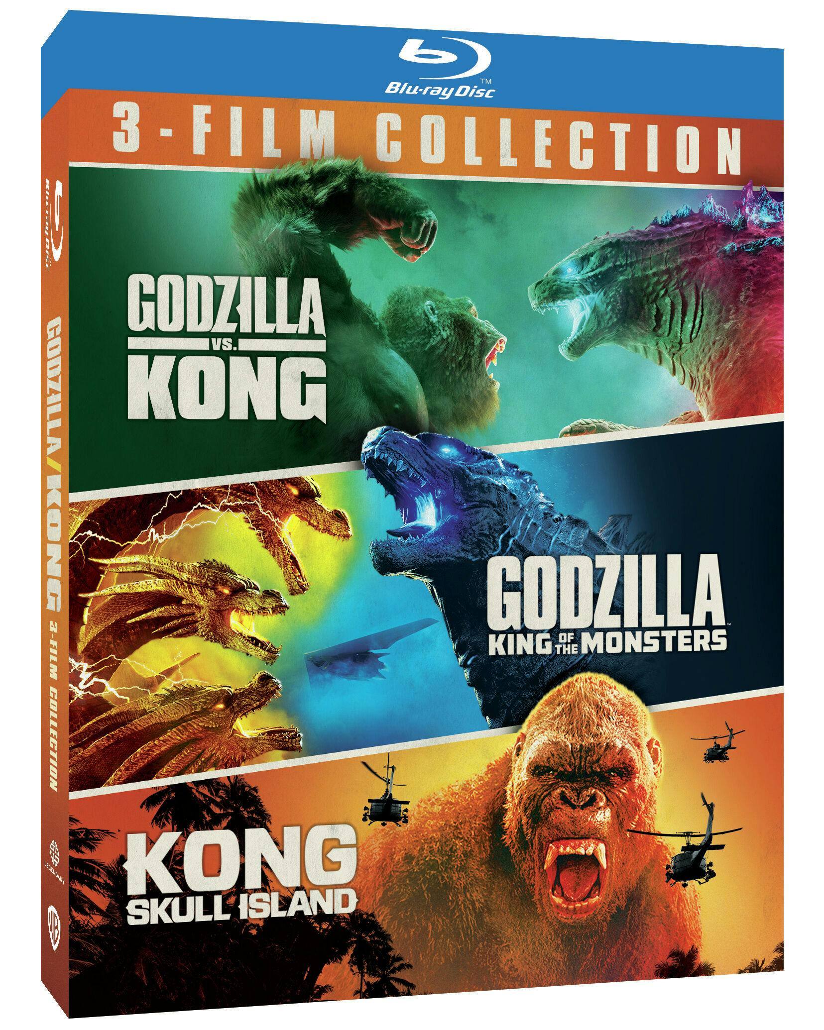 Angle. Godzilla/Godzilla: King of the Monsters/Kong: Skull Island (Box Set) [Blu-ray].