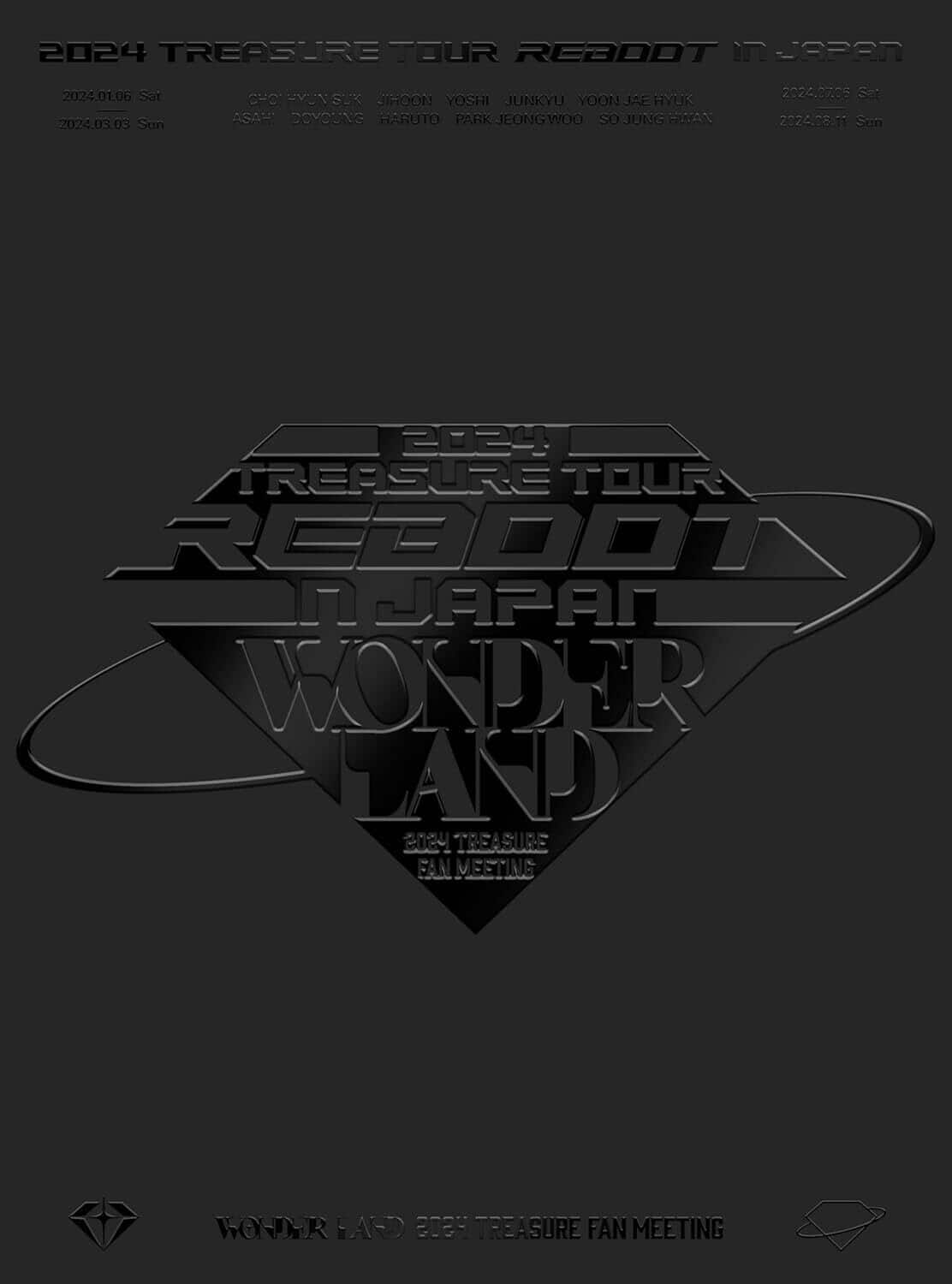 Treasure - 2024 Treasure Tour - Reboot - In Japan + 2024 Treasure Fan Meeting - Wonderland - Limited  - BLU-RAY