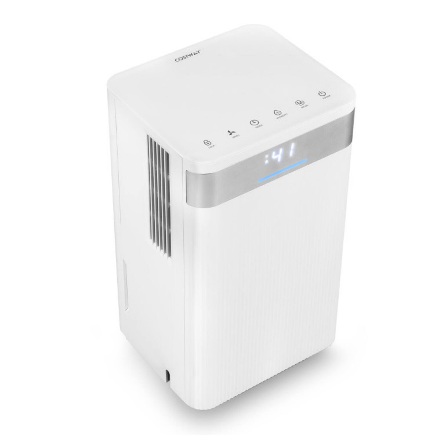 Alt View 6. LUCKY ONE - 32 Pints Freestanding Quiet Dehumidifier for 2000 Sq. Ft with 3 Modes - White.
