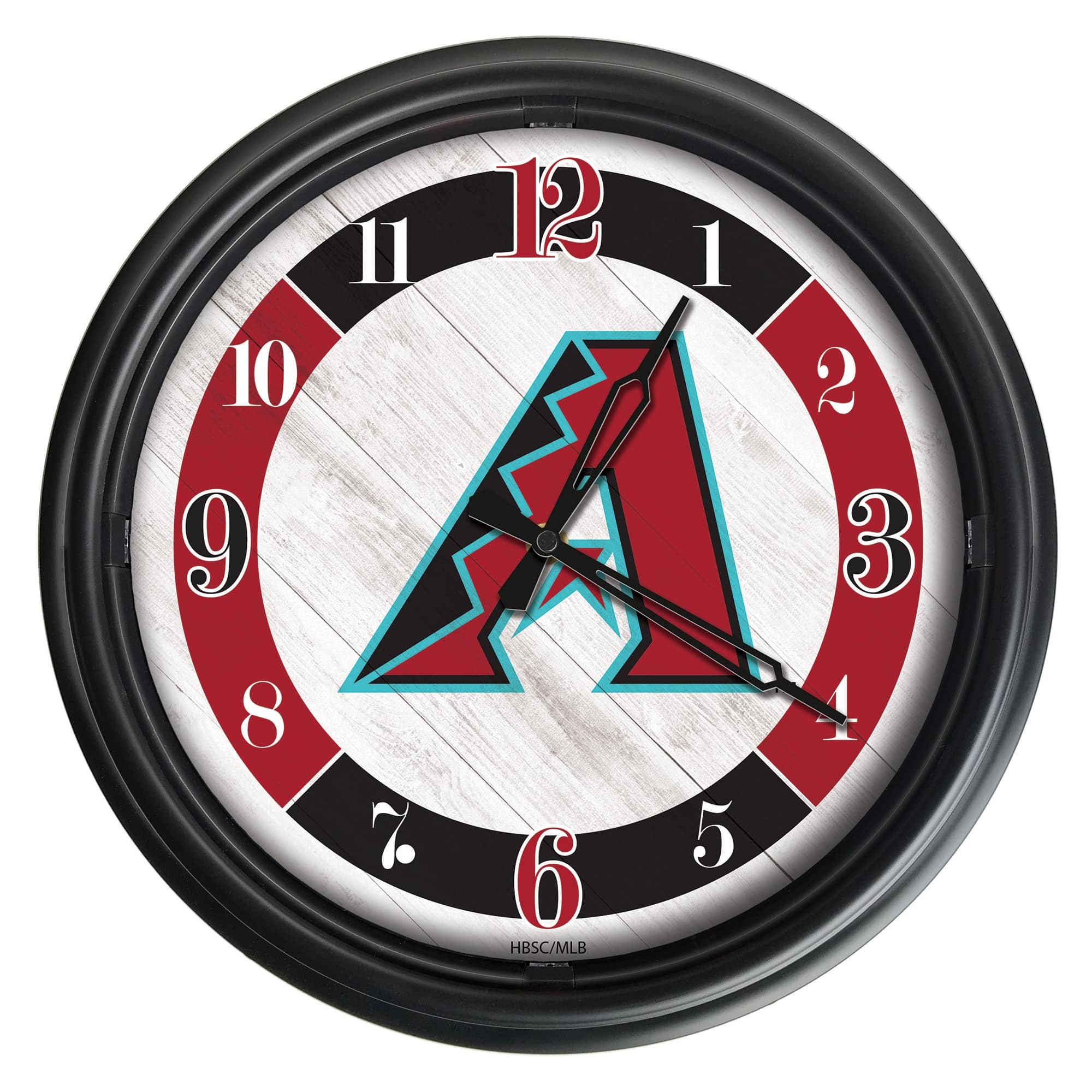 Holland Bar Stool Co. - Arizona Diamondbacks Indoor/Outdoor LED Wall Clock - Multicolor