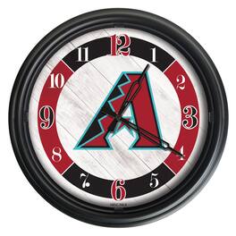 Holland Bar Stool Co. - Arizona Diamondbacks Indoor/Outdoor LED Wall Clock - Multicolor