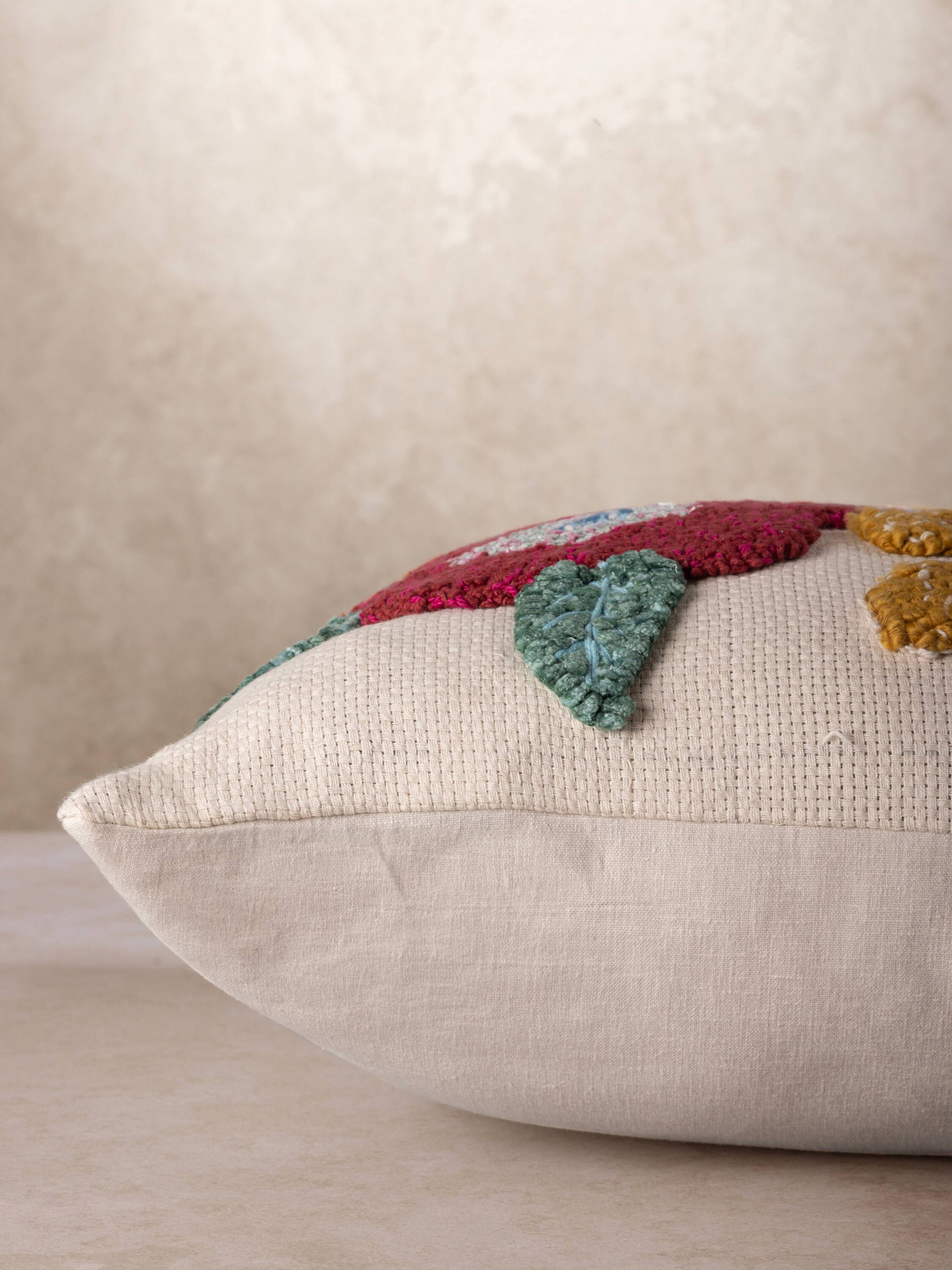 Left. GAURI KOHLI - Prague Pillow - Multicolored.