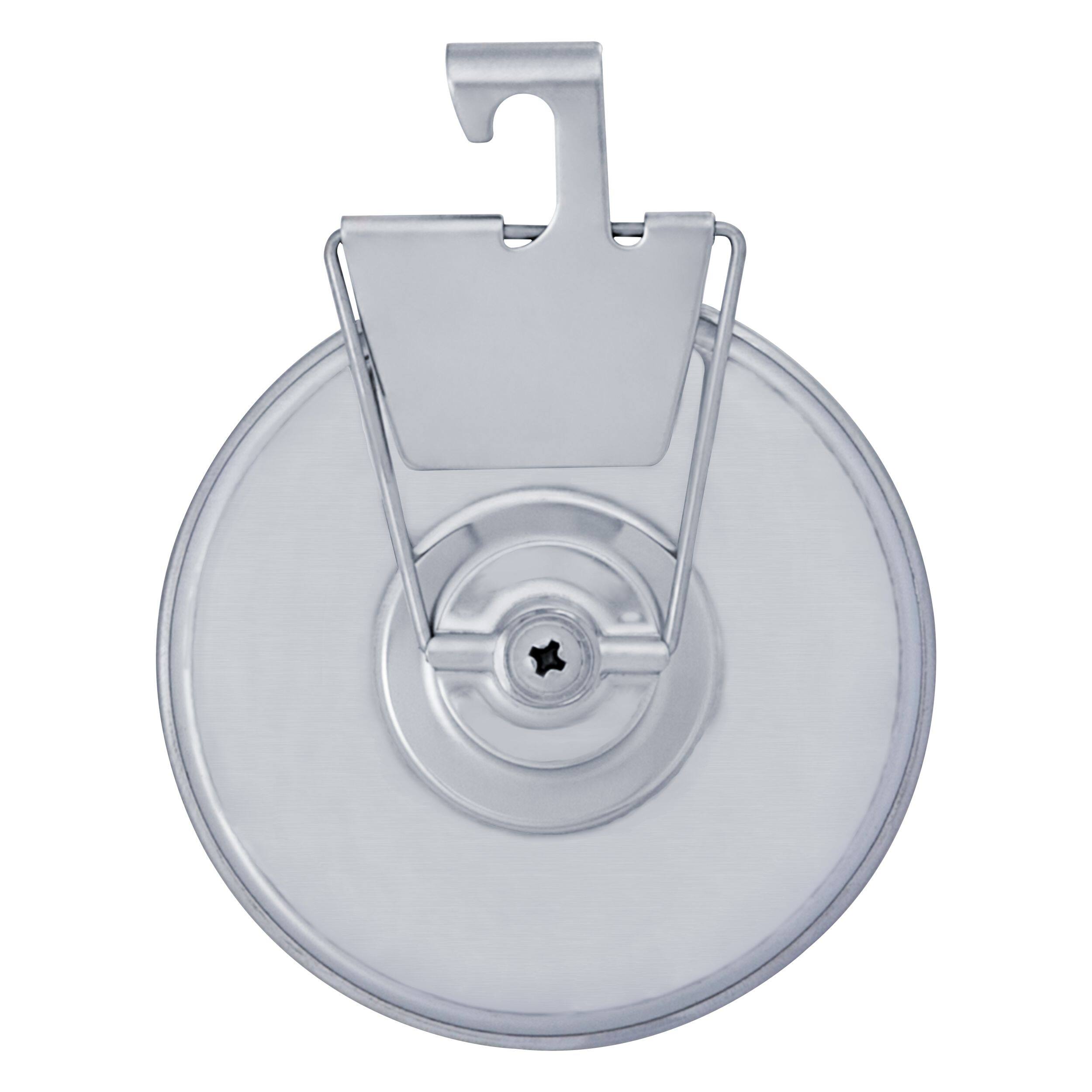 Alt View 1. Escali - Refrigerator Freezer Dial Thermometer - Silver.