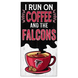 Fan Creations - Atlanta Falcons 6" x 12" Coffee Wall Art - Multicolor