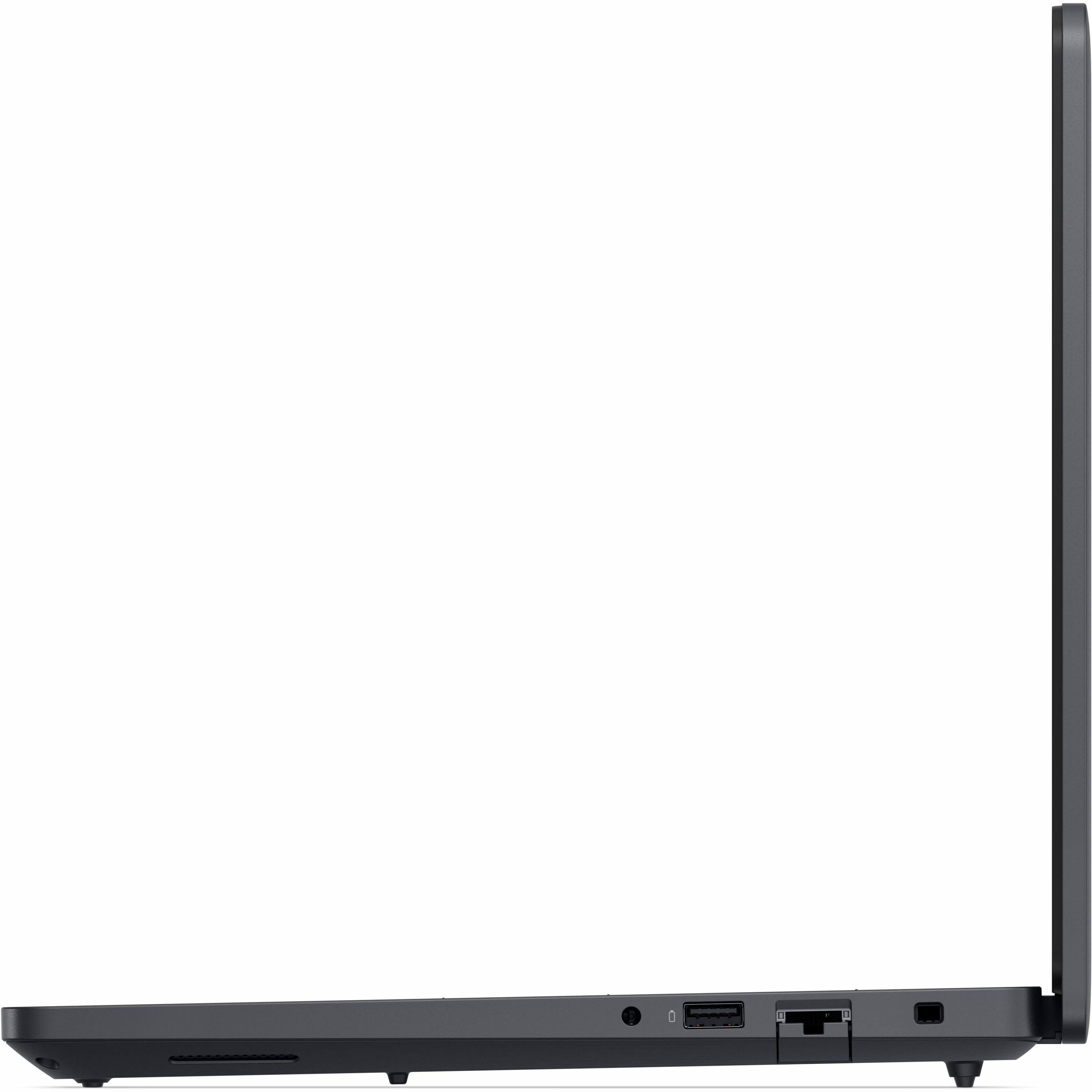 Left. Dell - Pro Max 14" LCD 1920 x 1200 (Full HD Plus) Laptop - Intel Core Ultra 5 with 16GB Memory - 512 GB SSD - Black.