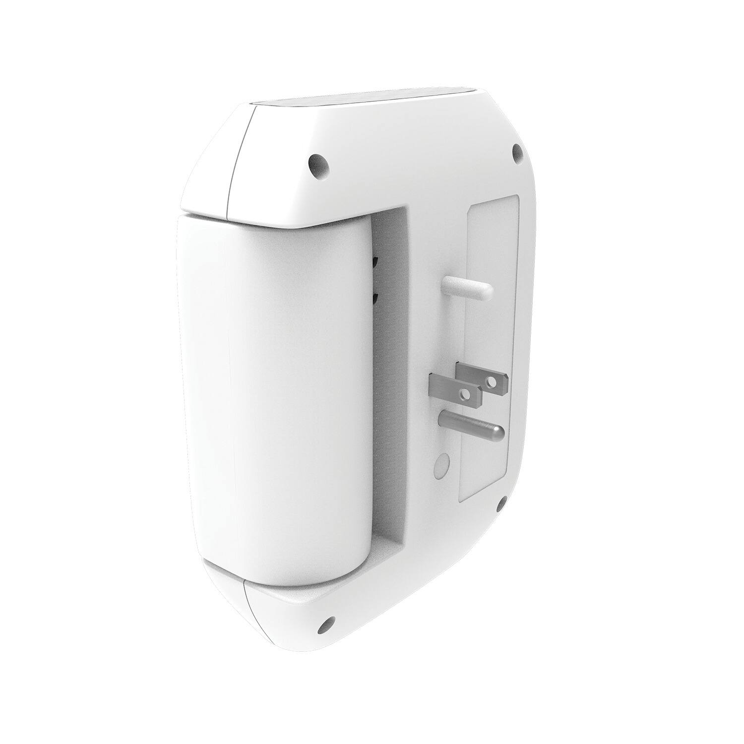 Alt View 1. HELIOS - 3-AC Swiveling Outlet, 2-AC Fixed Outlet, 2-USB Port 450-Joule Surge Protector Wall Tap AS-HP-5R - White.