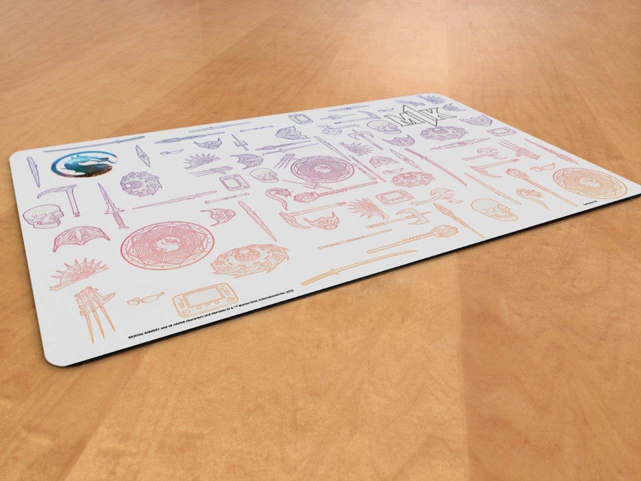 Angle. Trend Setters - Mortal Kombat (Tools of the Trade) Desk Mat - Multicolor.