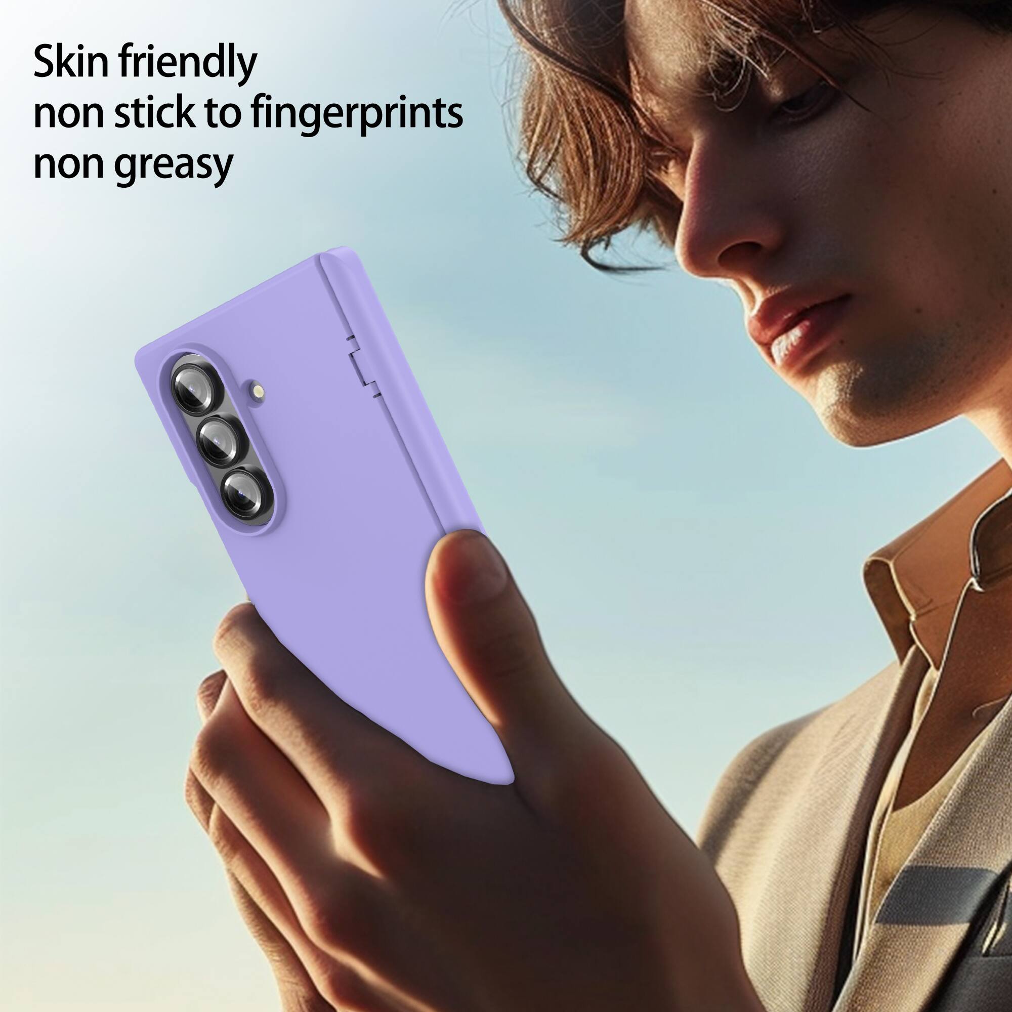 Skin friendly non stick to fingerprints non greasy