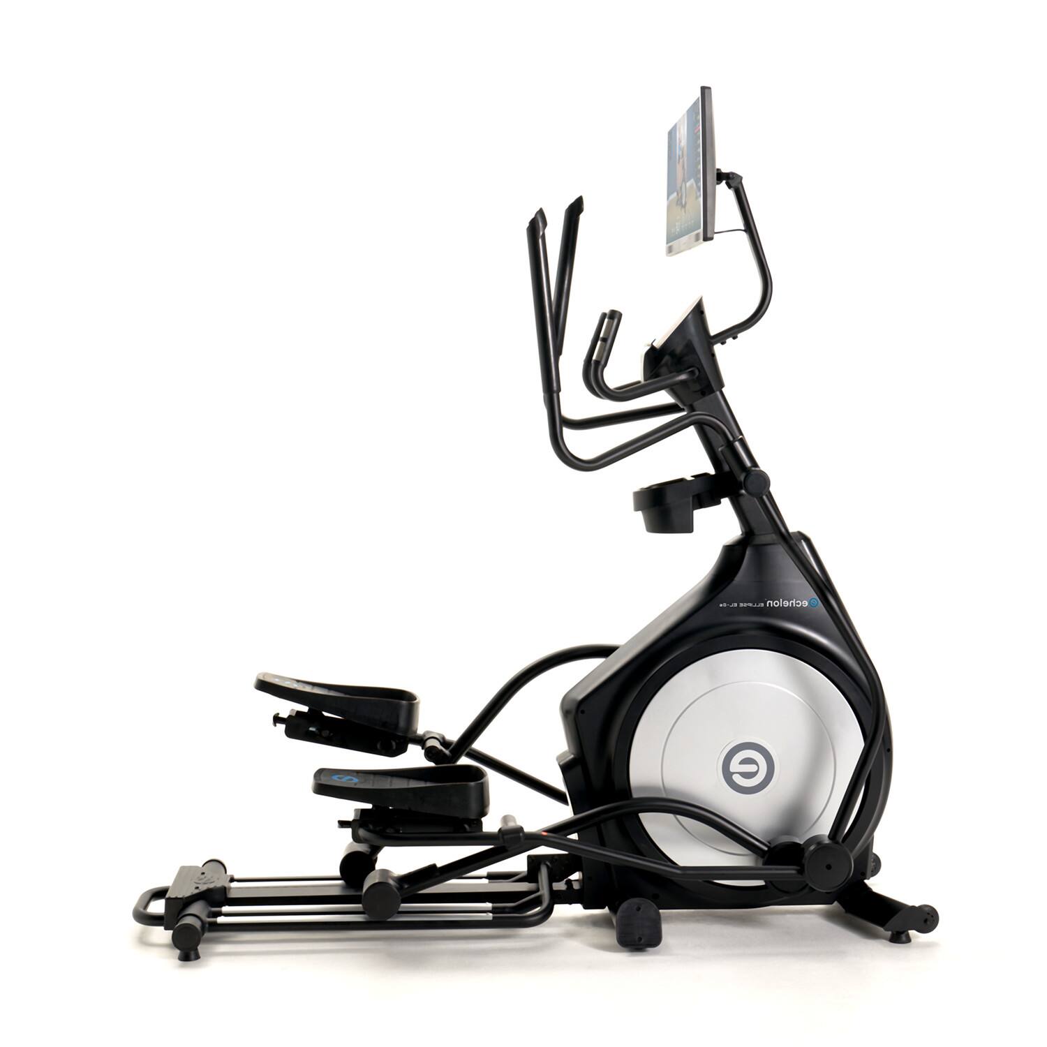 Alt View 3. Echelon - Ellipse EL-8s Elliptical Machine with 22" class HD Touchscreen, Smart Resistance & Incline - Black.
