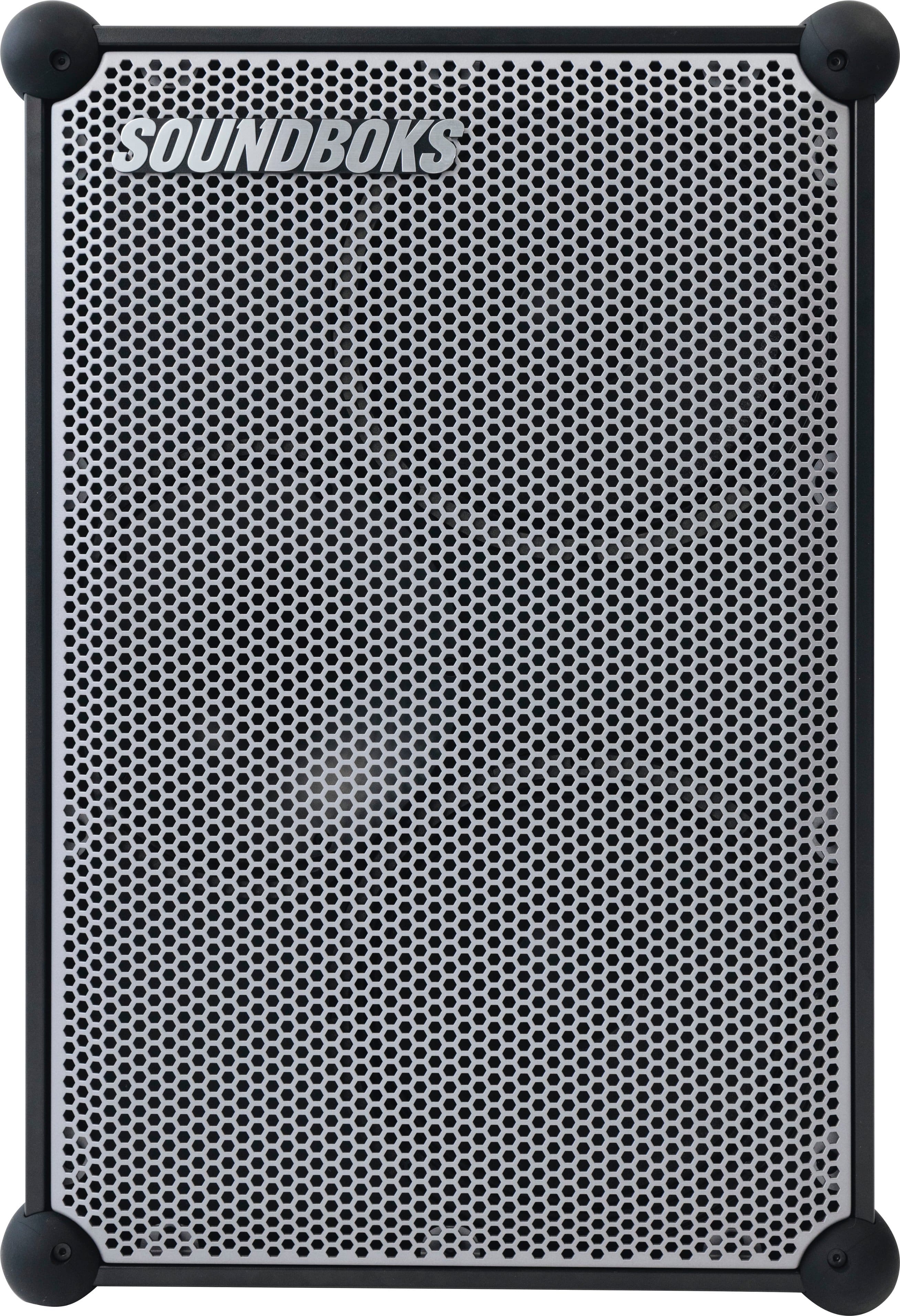 SOUNDBOKS - 4 - Portable Bluetooth Speaker with Swappable Rechargable Battery - Metallic Gray - Front_Zoom