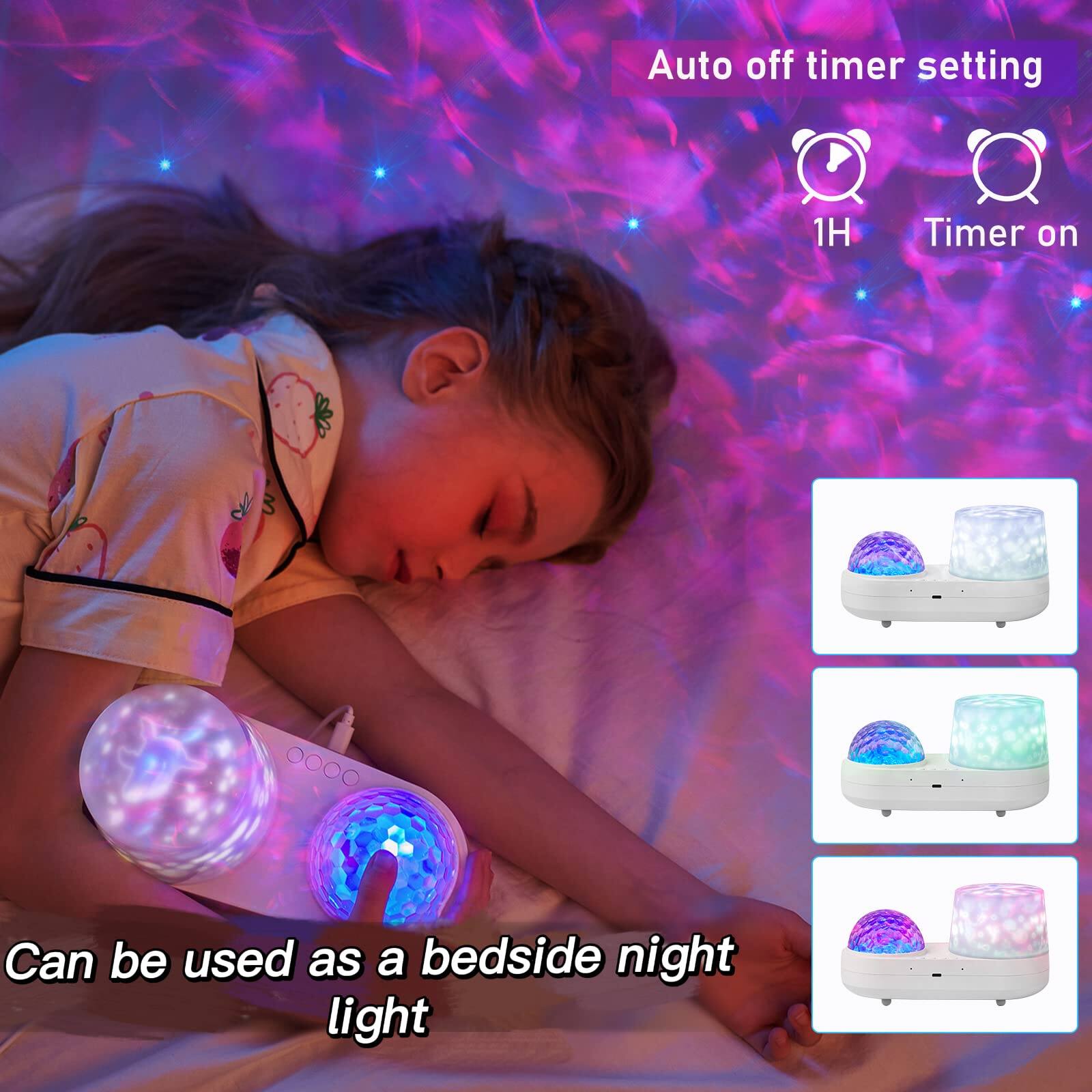 Auto off timer setting  
1H  
Timer on  

Can be used as a bedside night light