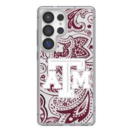 Keyscaper - NCAA - Texas A&M Aggies Paisley Galaxy Clear Case - S23 - Multicolor