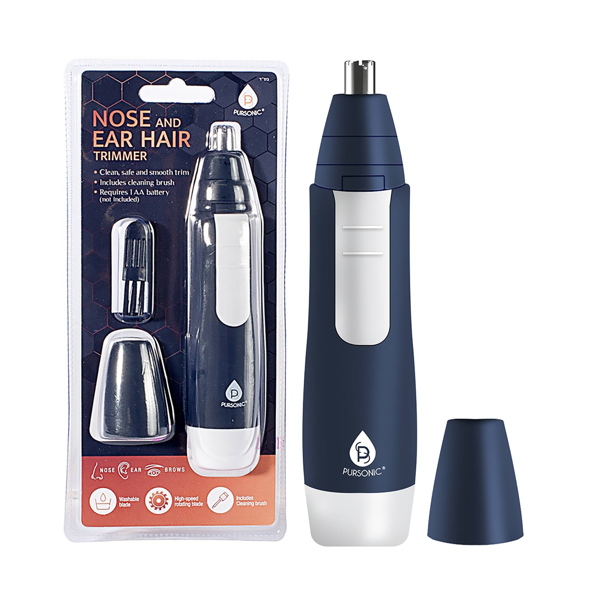 Pursonic - Nose and Ear Hair Trimmer - Blue