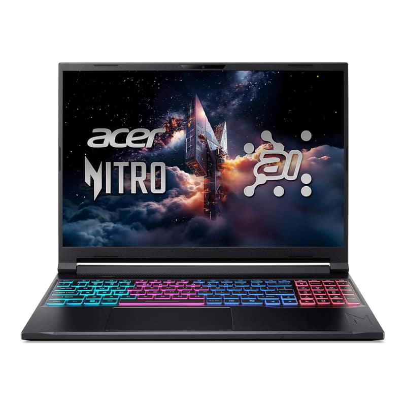 Acer - Nitro V 16" WUXGA Gaming,Intel Core 7 240H,RTX 5060,64GB RAM,2TB SSD,Backlit Keyboard,Win 11 Pro - Black