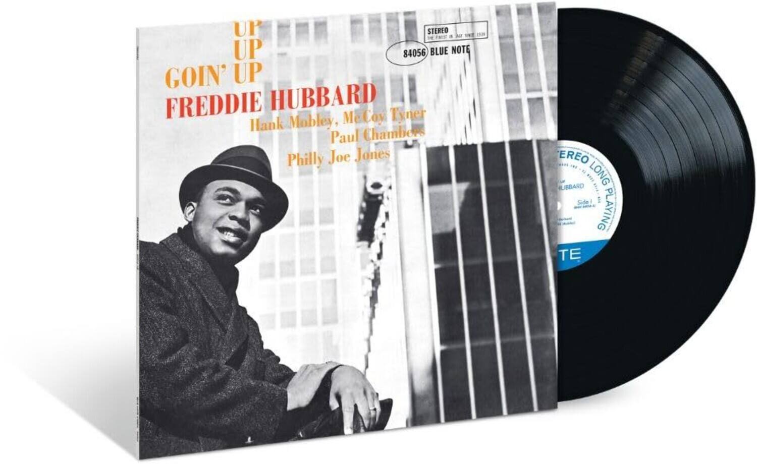 UP STEREO IT 1939 UP 84056 BLUE NOTE GOIN' UP FREDDIE HUBBARD Mobley, Me Coy Tyner Hank Paul Chambers Philly Joe Jones EREO RUBBARD LONG PL Side PLAYING TE