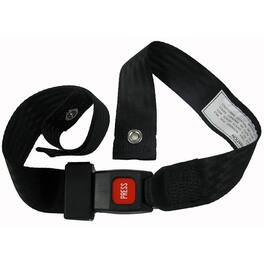 Invacare - Wheelchair Positioning Strap 60" with Push Button Buckle, Safety Belt Aid - Black