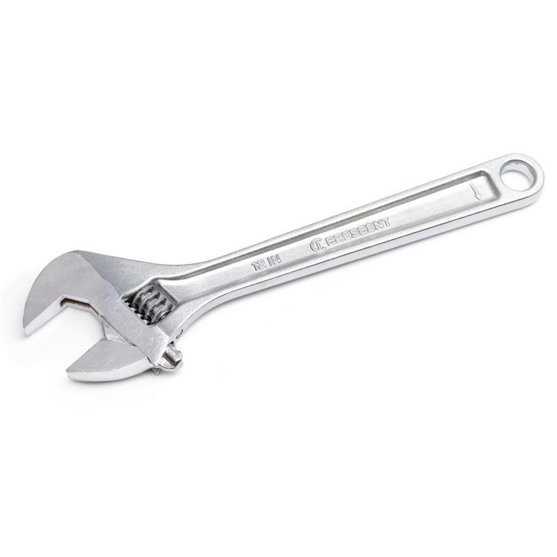 Angle. Crescent - Crescent Metric and SAE Adjustable Wrench 12 in. L 1 pc.