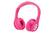 Angle. eKids - eKids Barbie Bluetooth Headphones for Kids, Wireless Headphones for School, Home, or Travel - Pink.