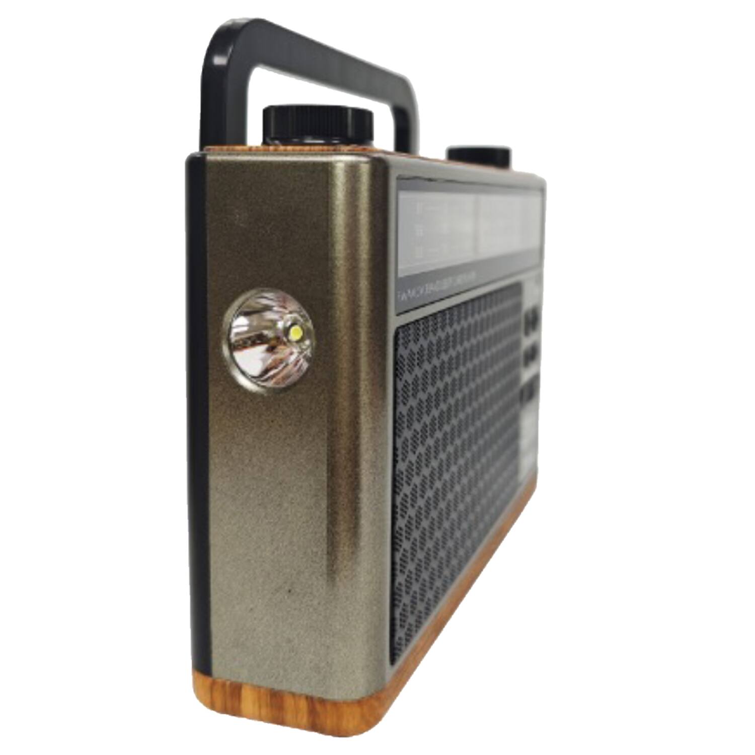 QFX Retro Style Portable AM/FM/Shortwave Radio Retro 1937