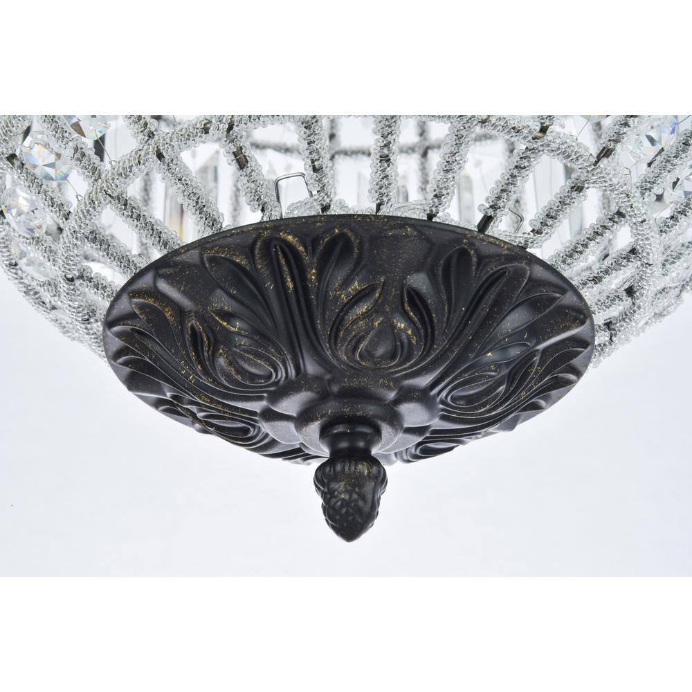Back. Urban Classic - Olivia 1 light Dark Bronze Pendant Clear Royal Cut Crystal - Dark Bronze.
