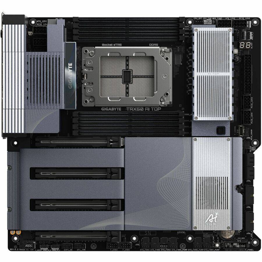 GIGABYTE Ultra Durable TRX50 AI TOP Gaming Desktop Motherboard AMD GIGABYTE Ultra Durable TRX50 AI TOP Gaming Desktop Motherboard AMD