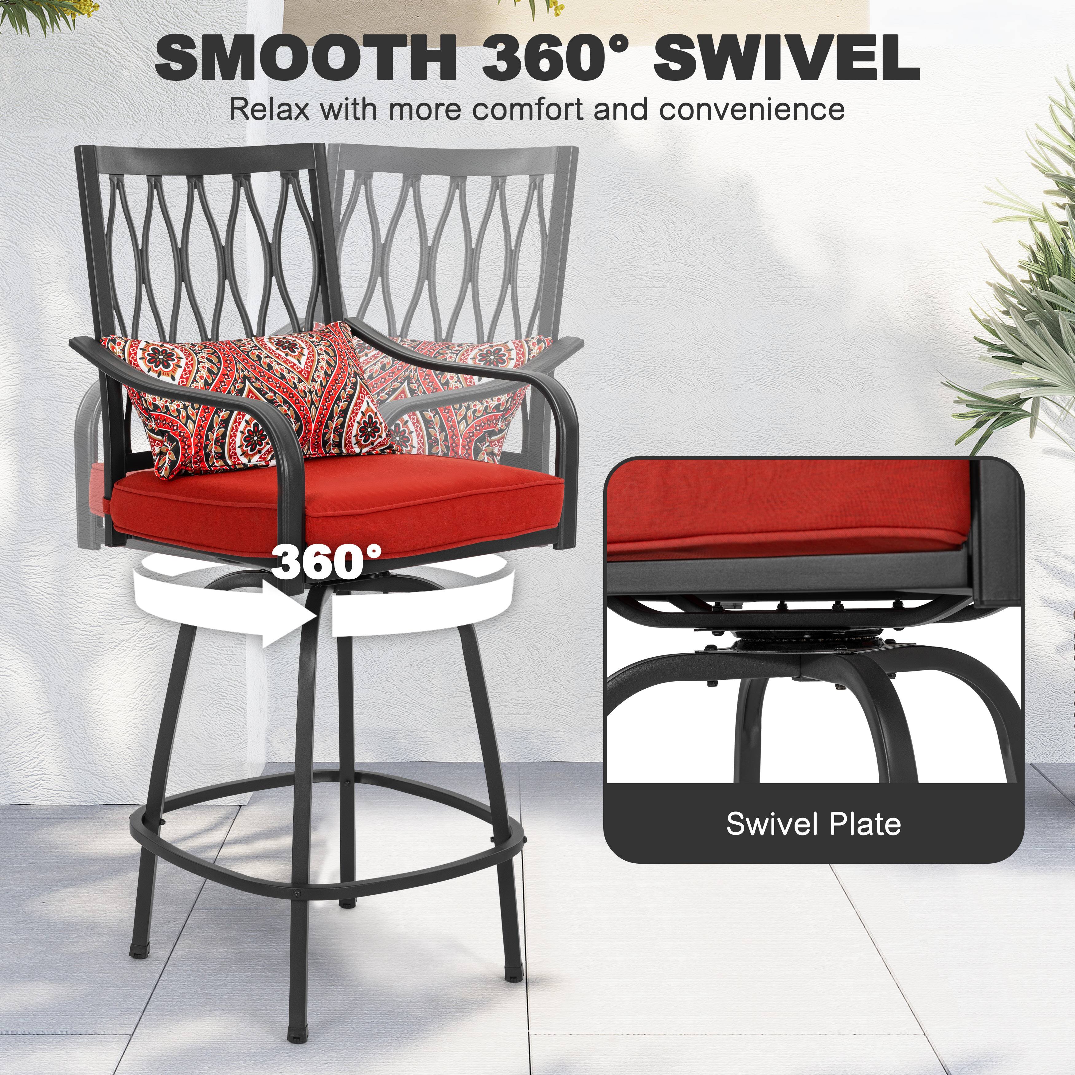 SMOOTH 360° SWIVEL  
Relax with more comfort and convenience  

360°  

Swivel Plate